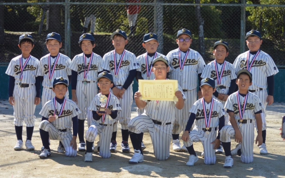 学童Ｊ　全京都少年野球連盟 理事長杯　準優勝